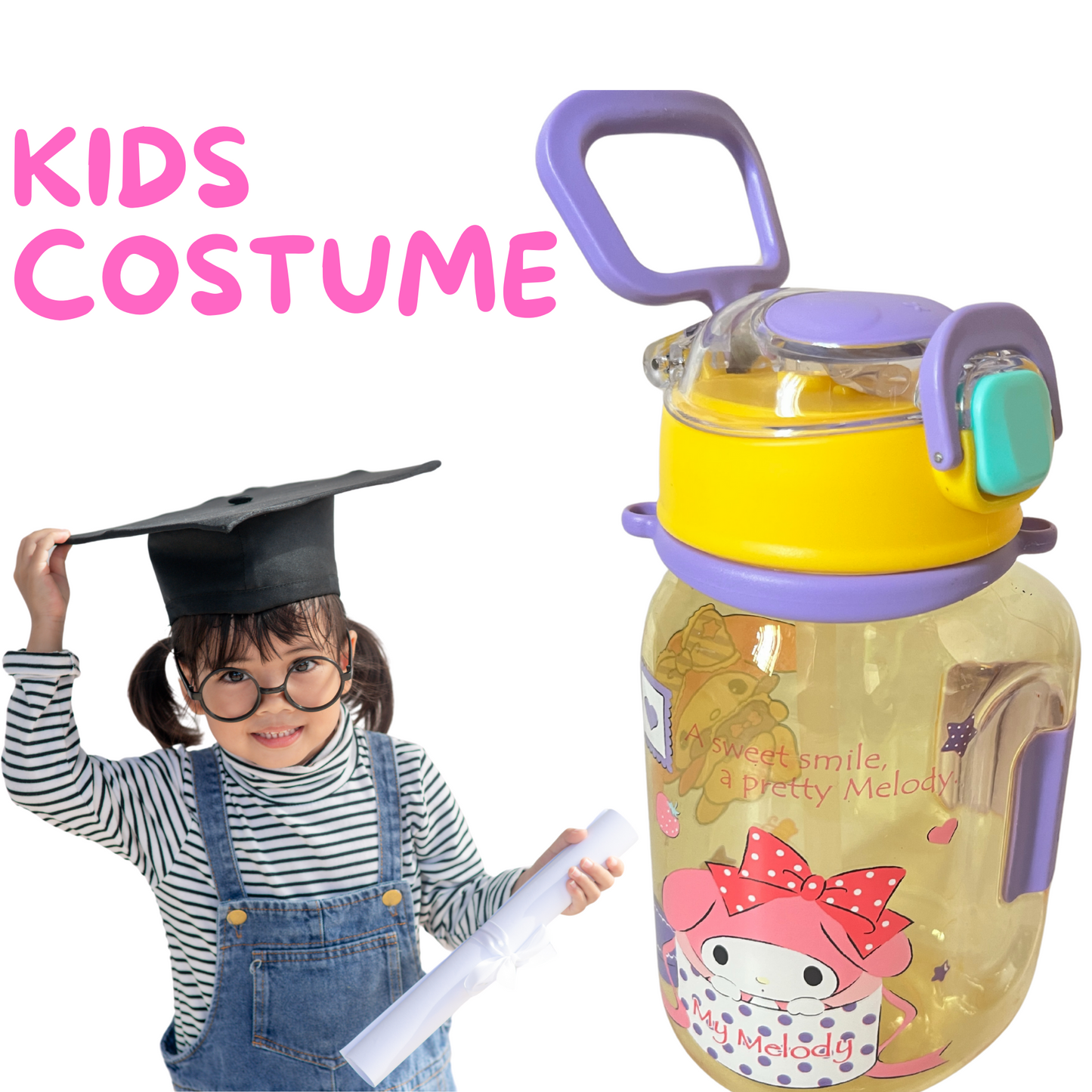 Kids Plastic Water Bottle
