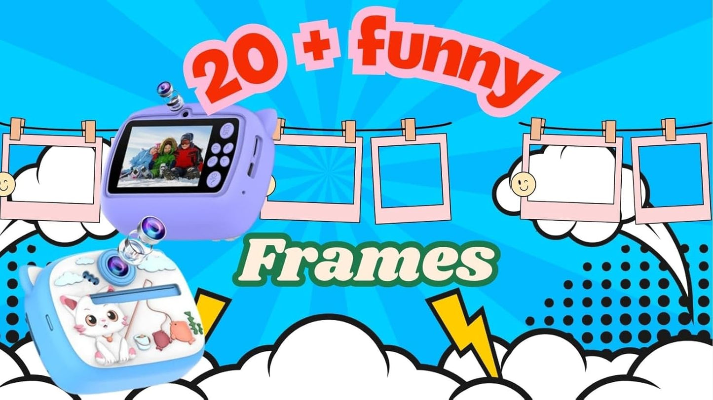 Digital Camera for Kids with Print