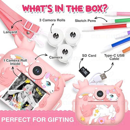 Digital Camera for Kids with Print