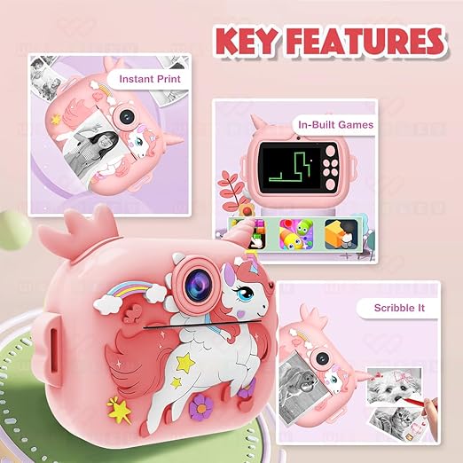 Digital Camera for Kids with Print
