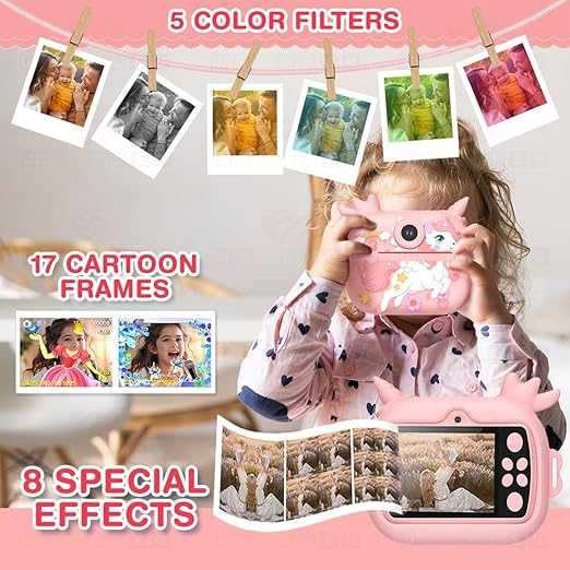 Digital Camera for Kids with Print