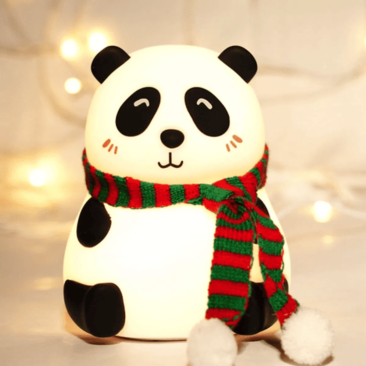 Rechargeable Silicone Panda Night Light for Kids | 7-Color's LED Changing Lamp