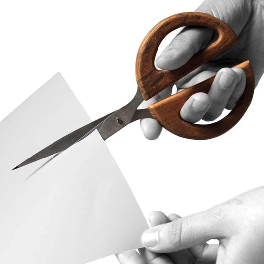Wooden Handle Scissor