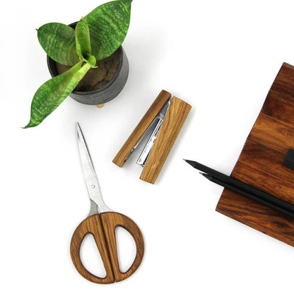 Wooden Handle Scissor